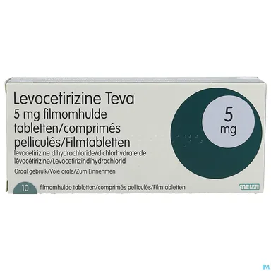 Levocetirizine Teva 5mg 10 Tabletten