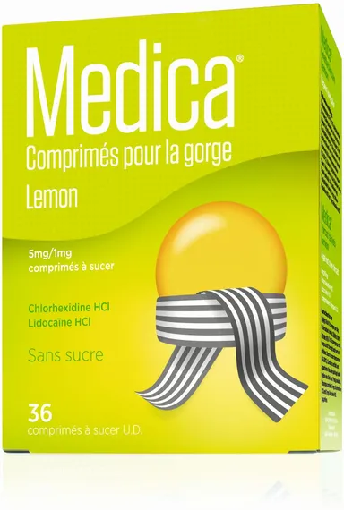 Medica 36 Comprimés à Sucer Citron