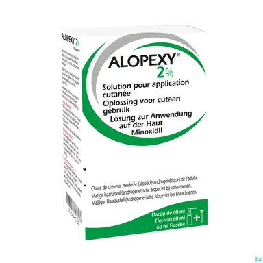 Alopexy 2 % Vloeibaar Plastic Flacon Pipet 1x60ml