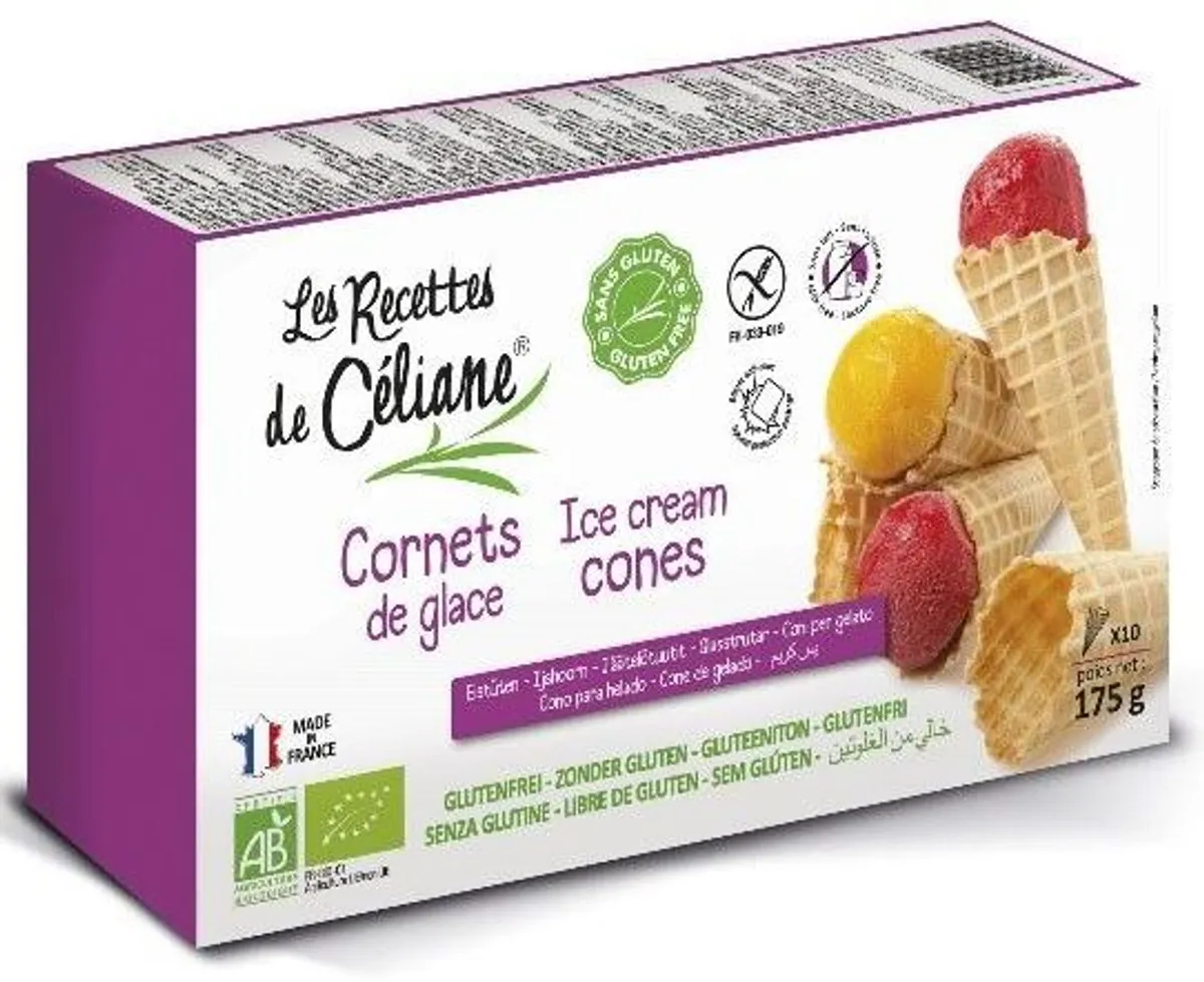 Celiane Cornet De Glace Bio 175g 4079