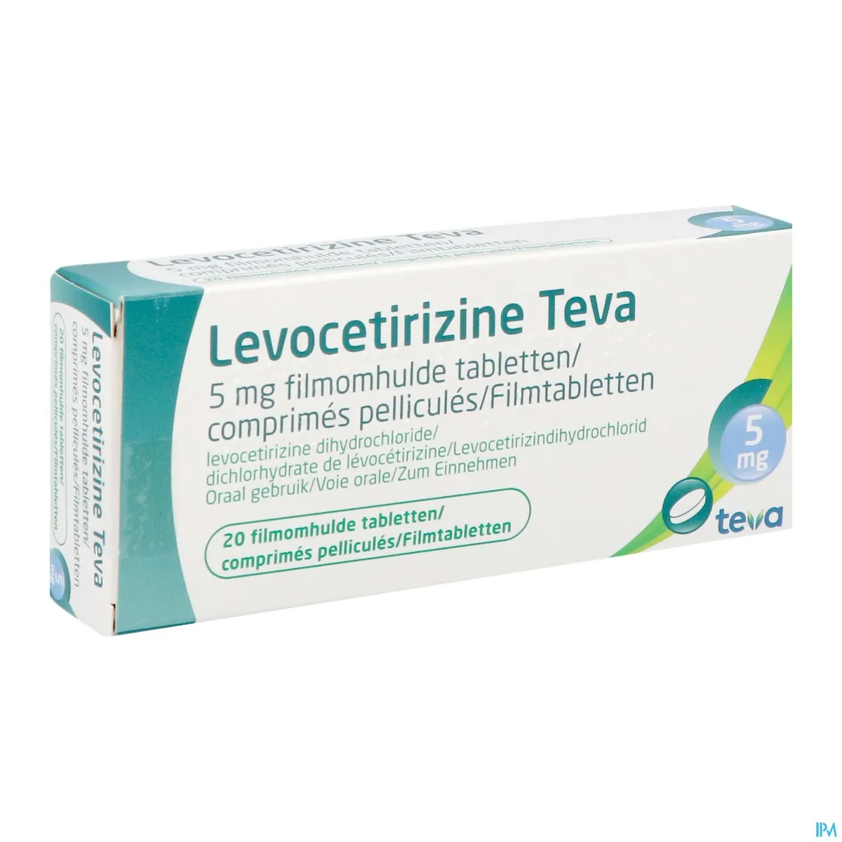 Levocetirizine Teva 5mg 20 Tabletten