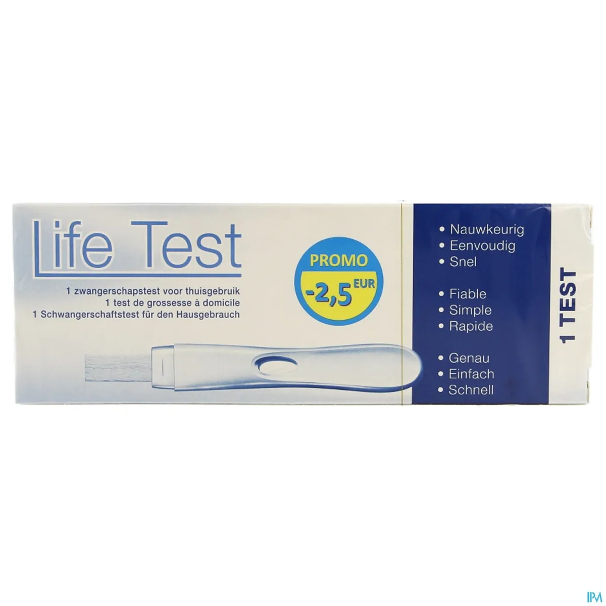 Llifetest Zwangerschapstest Stick 1 (promotieprijs -2,5 euro)