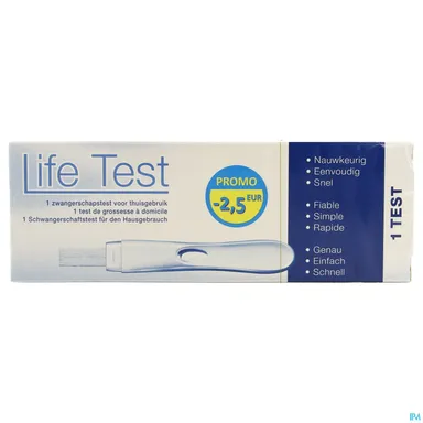 Llifetest Zwangerschapstest Stick 1 (promotieprijs -2,5 euro)