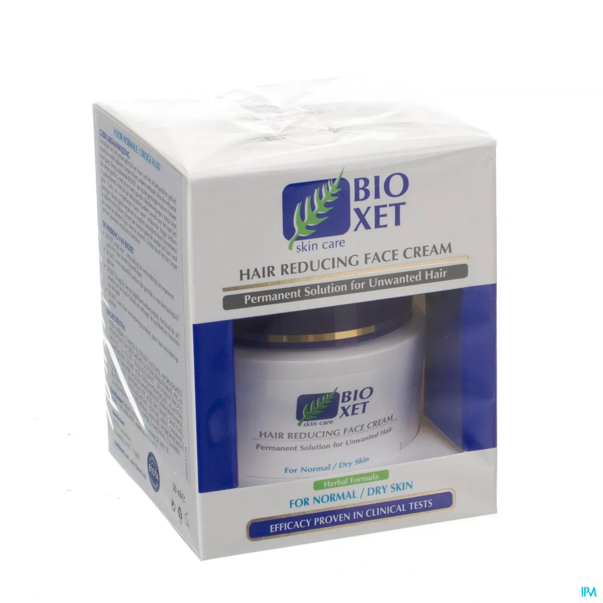 Bioxet Haarverminderende Gezichtscrème (Normale en Droge Huid) 50ml