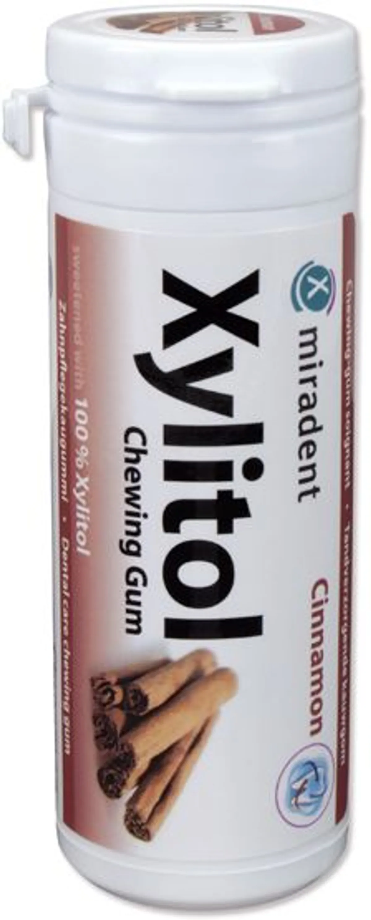 Miradent 30 Chewing Gum Xylitol Kaneel Zonder Suiker