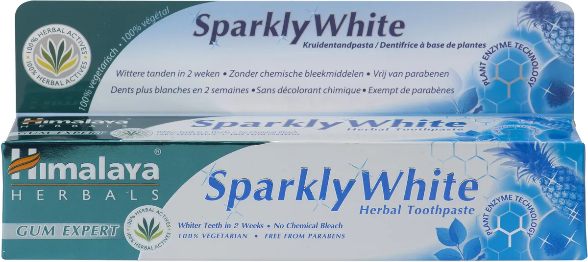Himalaya Sparkly White Dentifrice Herbes 75ml