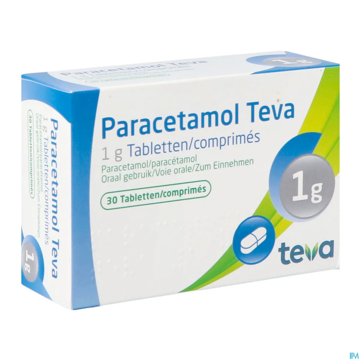 Paracetamol Teva 1g 30 Tabletten