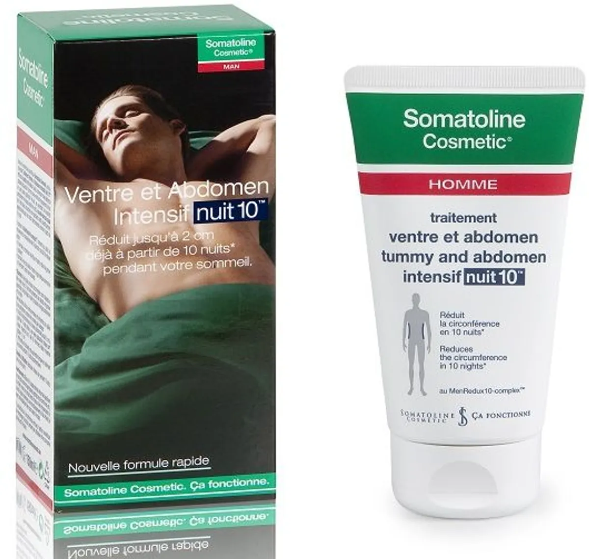Somatoline Cosmetic Homme Traitement Ventre et Abdomen Intensif Nuit 10 250ml