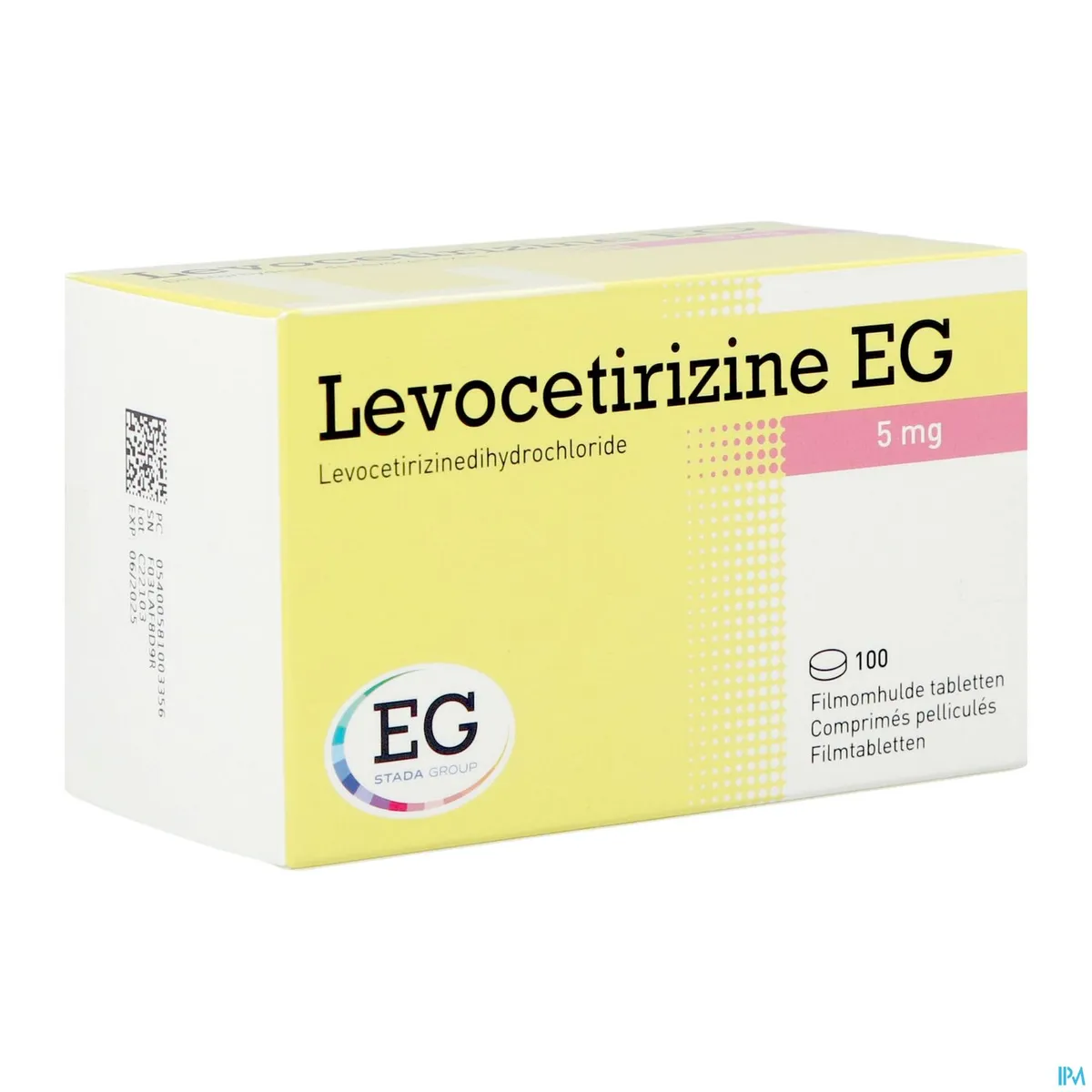 Levocetirizine EG 5mg 100 Comprimés