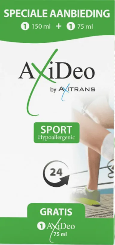 AxiDeo Sport Deo Spray 150ml + 75ml Gratuit