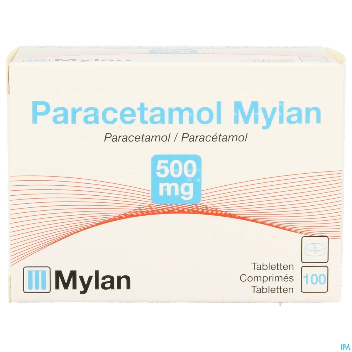 Paracetamol Mylan 500mg 100 Tabletten