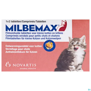 Milbemax Kleine Katten-kittens Filmomh.tabl 1x2