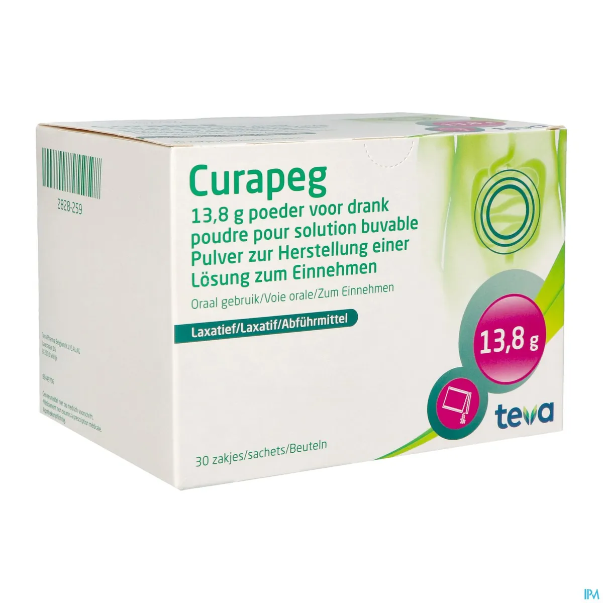 Curapeg 13,7g 30 Poederzakjes