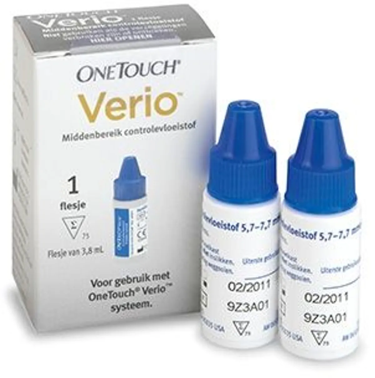 OneTouch Verio Solution de Contrôle 2 x 3,8ml
