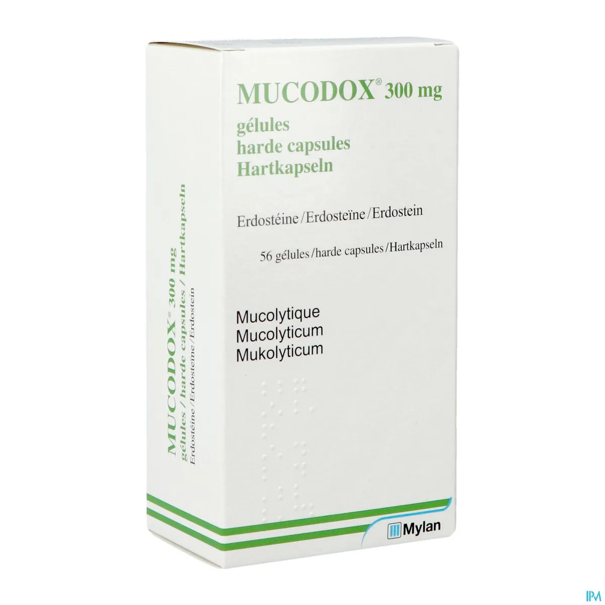 Mucodox 300mg 56 Gelules