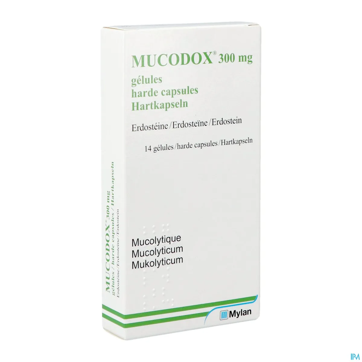 Mucodox 300mg 14 Gelules