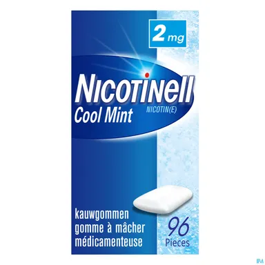 Nicotinell Cool Mint 2mg 96 Gommes à Macher