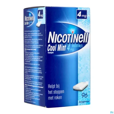 Nicotinell Cool Mint 4mg 96 Gommes à Mâcher