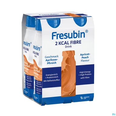 Fresubin 2kcal Fibre Drink Perzik-Abrikoos 4x200ml