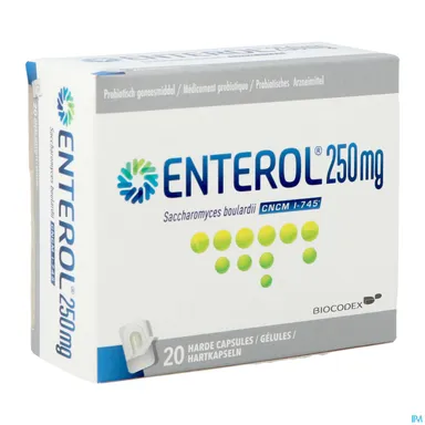Enterol 250mg 20 Gelules (blister)
