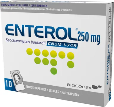Enterol 250mg 10 Gélules (blister)