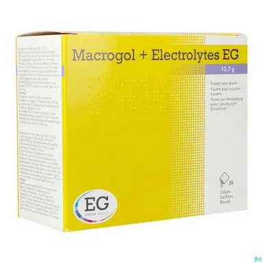 Macrogol + Electrolytes EG 20 Poederzakjes