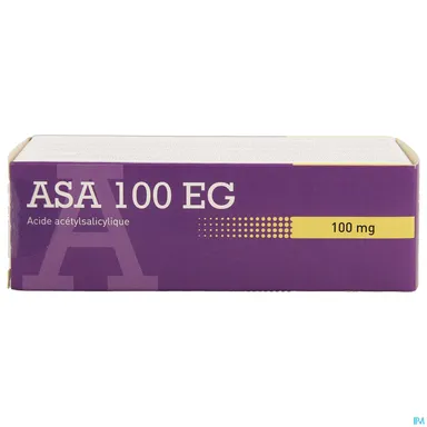 ASA 100 EG 100mg 168 Comprimés Gastro-résistants