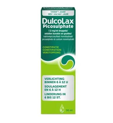Dulcolax Picosulfaat 7,5mg/ml drinkbare oplossing in druppels 30ml