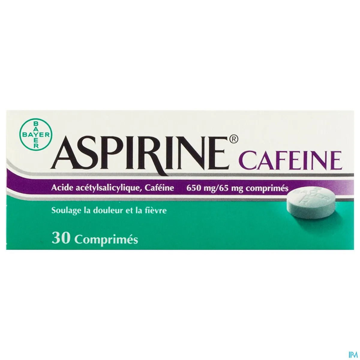 Aspirine cafeïne 30 tabletten