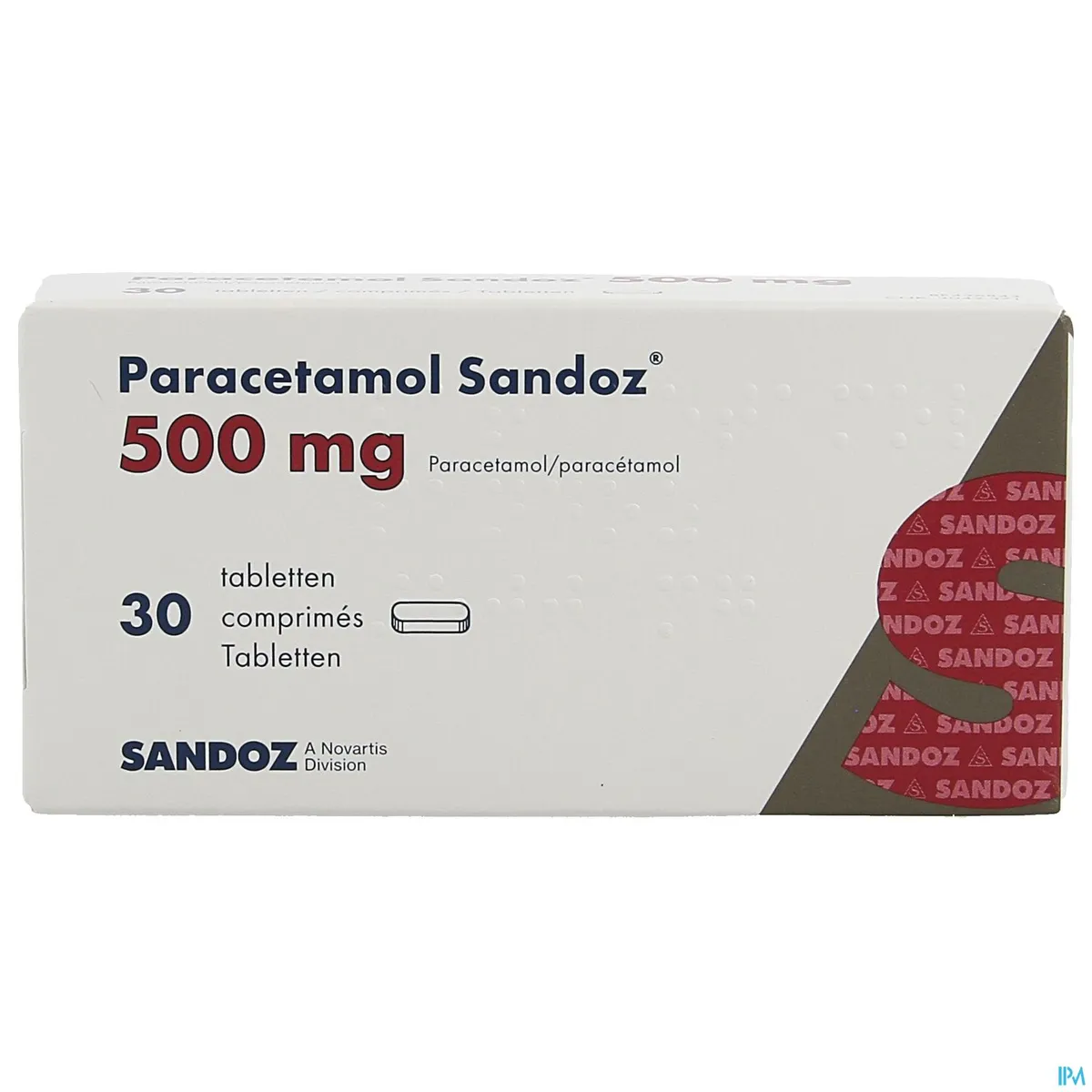 Paracetamol Sandoz 500mg 30 Tabletten