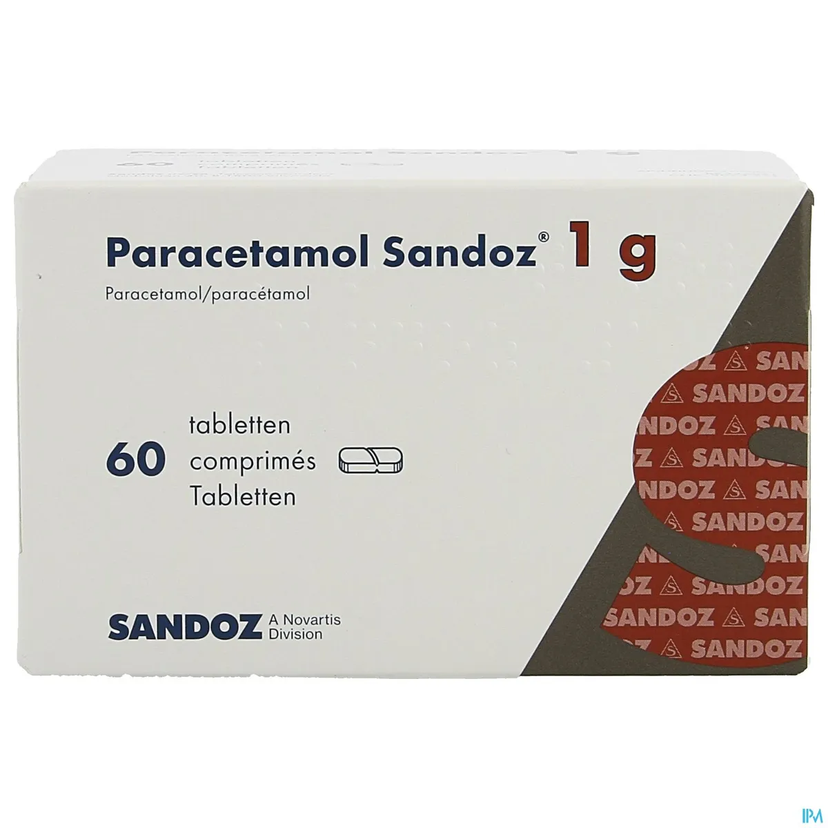 Paracetamol Sandoz 1g 60 Tabletten