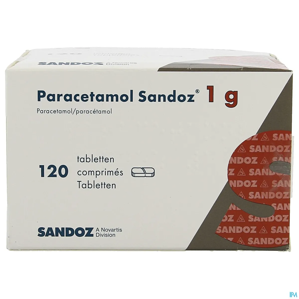 Paracetamol Sandoz 1g 120 Comprimés