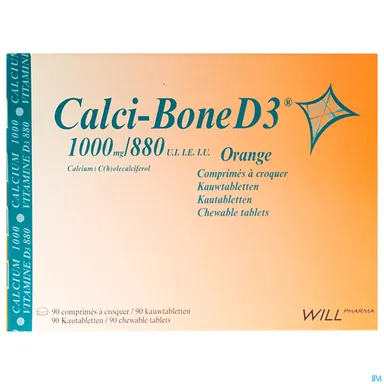 Calci Bone D3 90 Kauwtabletten