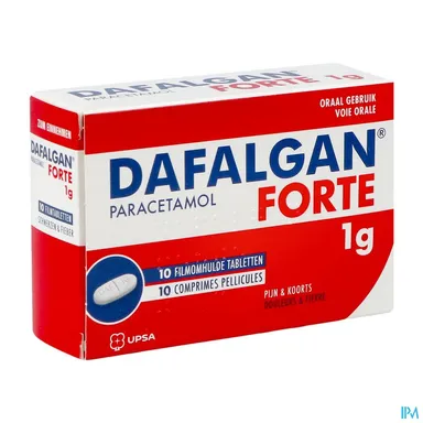 Dafalgan Forte 1g 10 gecoate tabletten
