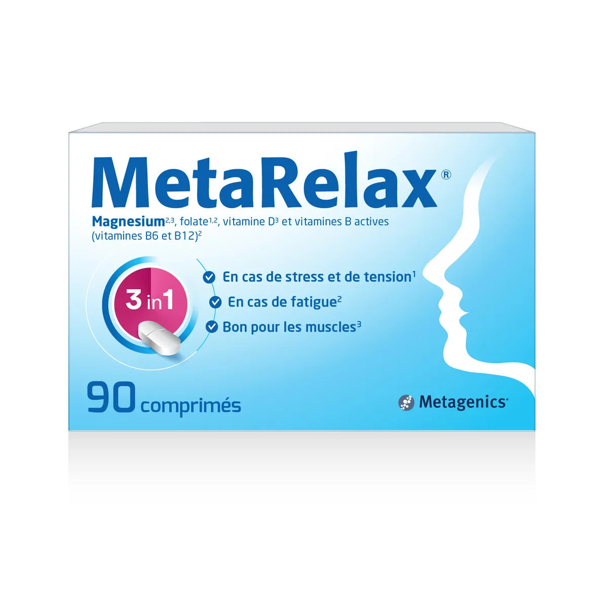 MetaRelax Metagenics 90 Comprimés