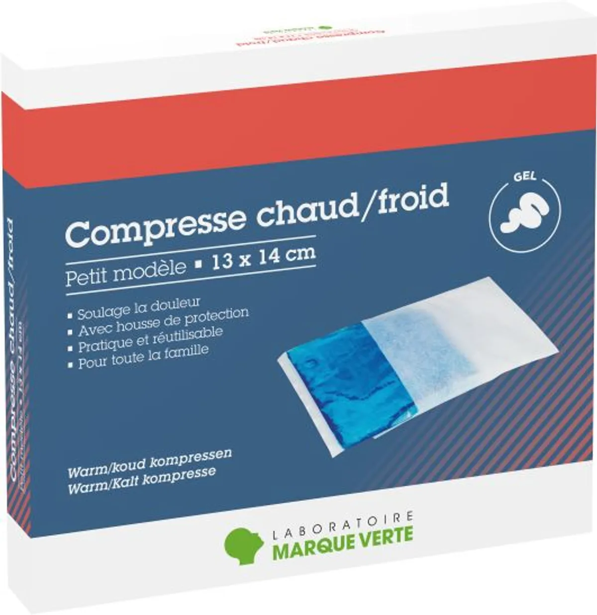 Marque Verte Compresse Chaud-Froid 13x14cm