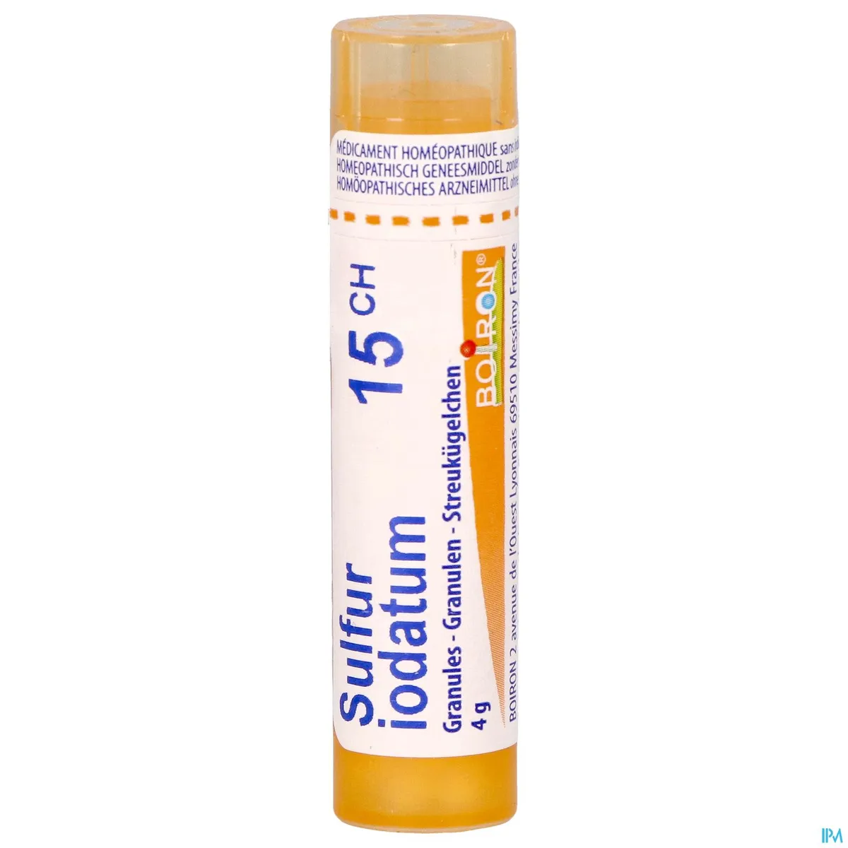 Sulfur Iodatum 15ch Gr 4g Boiron