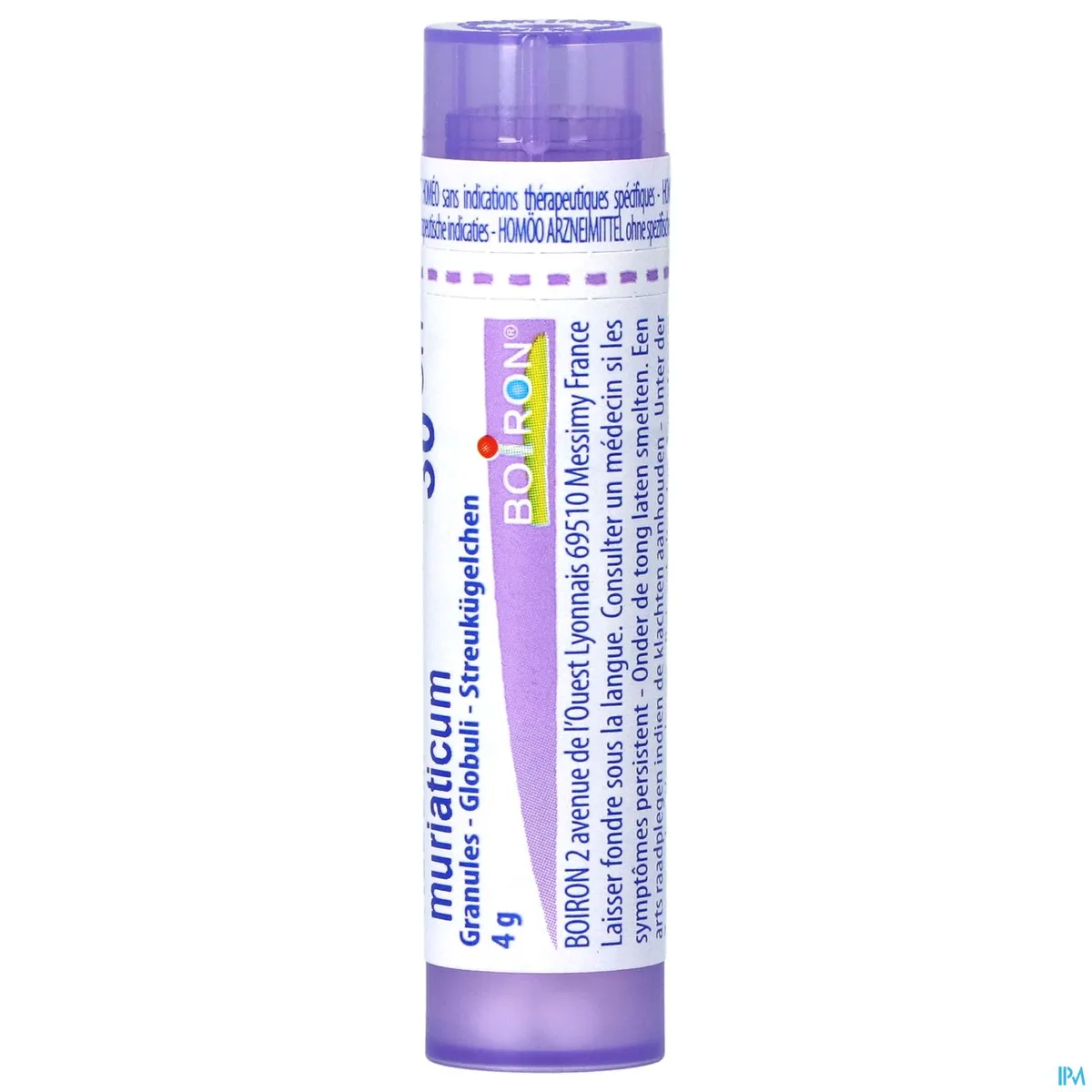 Natrum Muriaticum 30CH Granules 4g Boiron