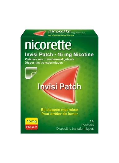 Nicorette Invisi Patch 15mg Nicotine 14 Patches