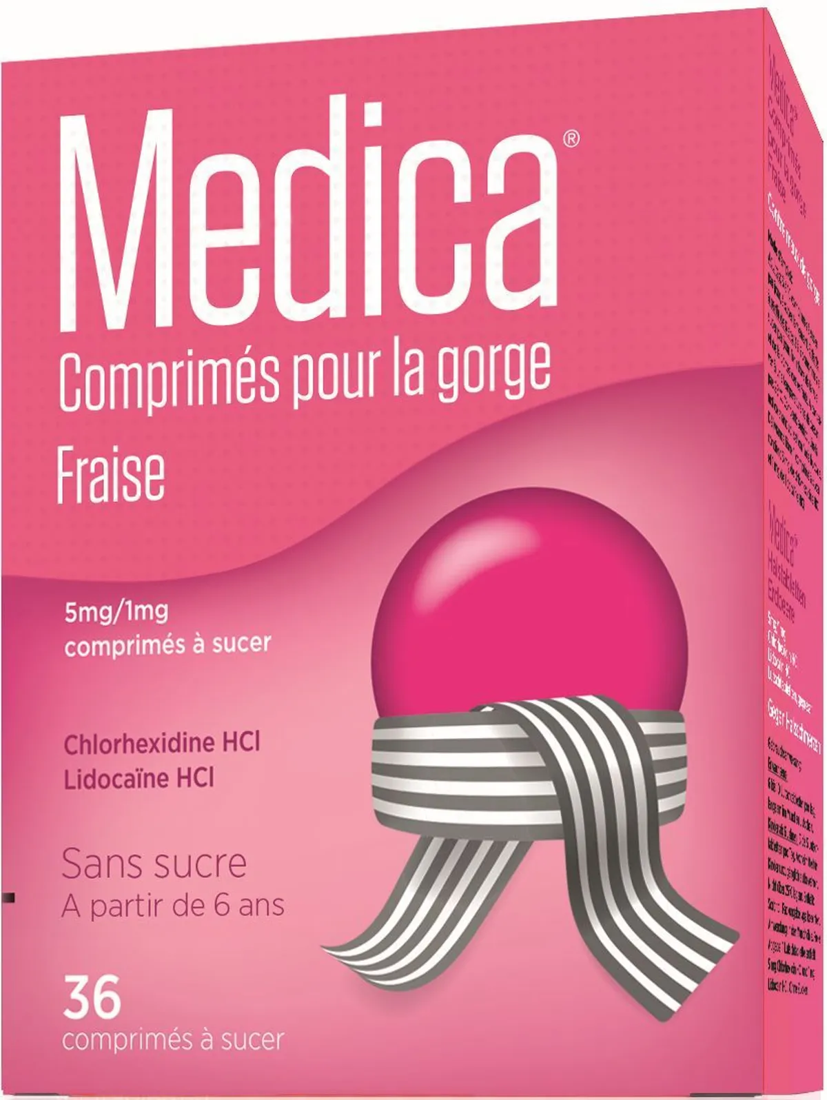 Medica 36 Comprimés à Sucer Fraise