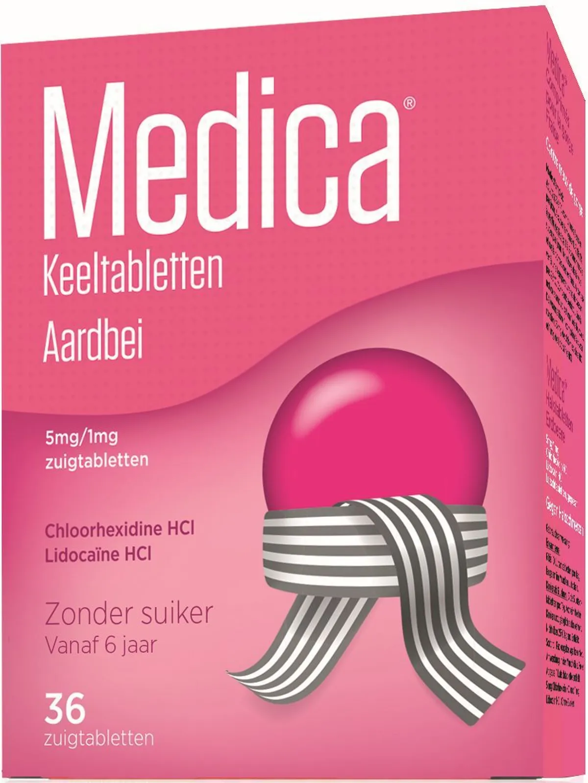 Medica 36 Zuigtabletten Aardbei
