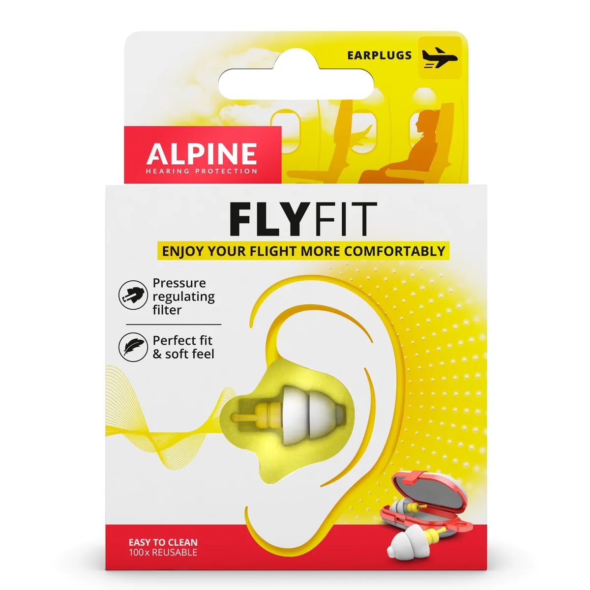 Alpine FlyFit Bouchons d'Oreilles 1 Paire