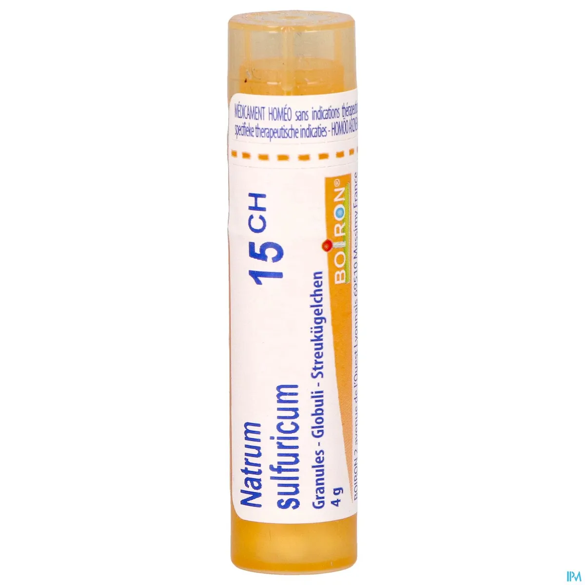 Natrum Sulfuricum 15CH Granules 4g Boiron