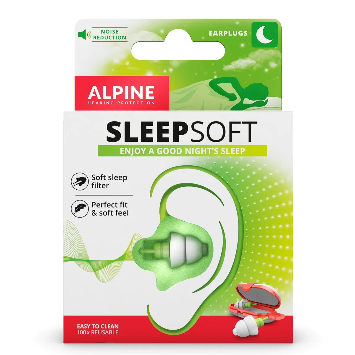 Alpine SleepSoft Bouchons d'Oreilles 1 Paire