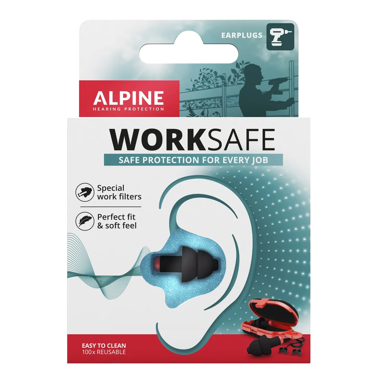 Alpine WorkSafe Bouchons d'Oreilles 1 Paire