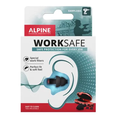 Alpine WorkSafe Bouchons d'Oreilles 1 Paire