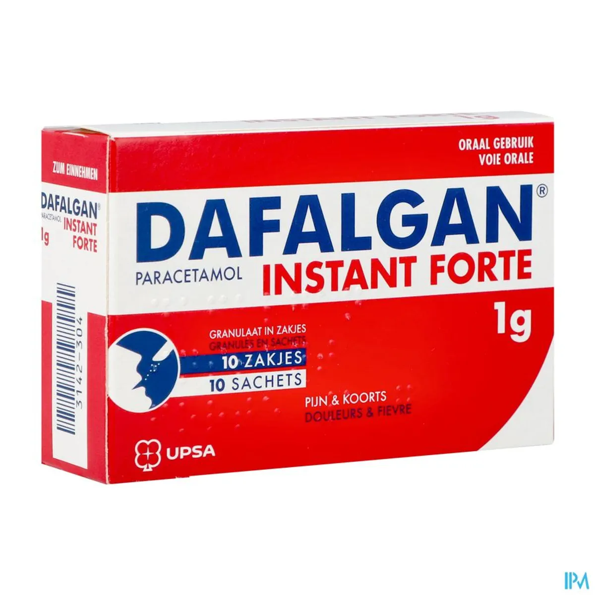 Dafalgan Instant Forte 1g 10 Sachets