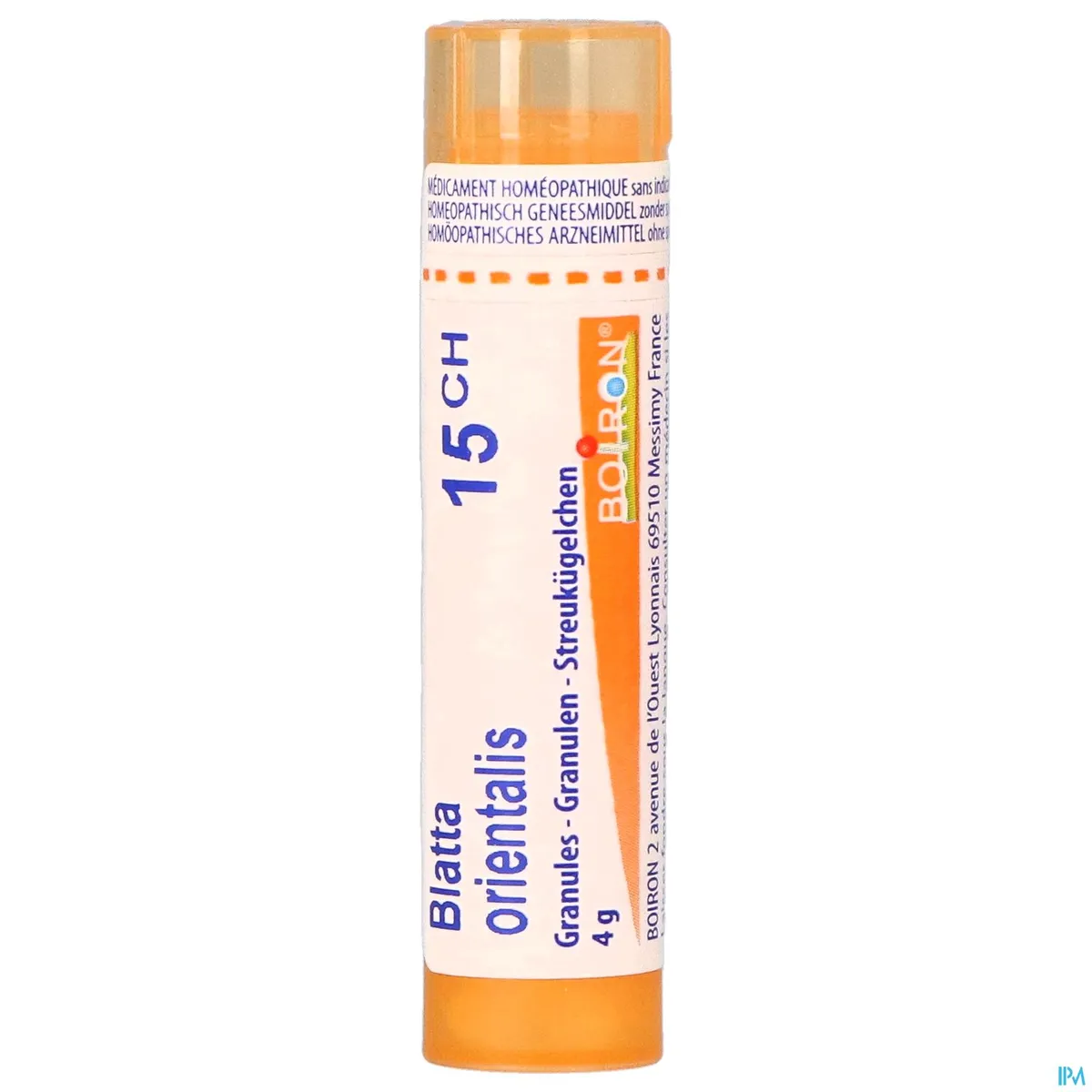 Blatta Orientalis 15ch Gr 4g Boiron