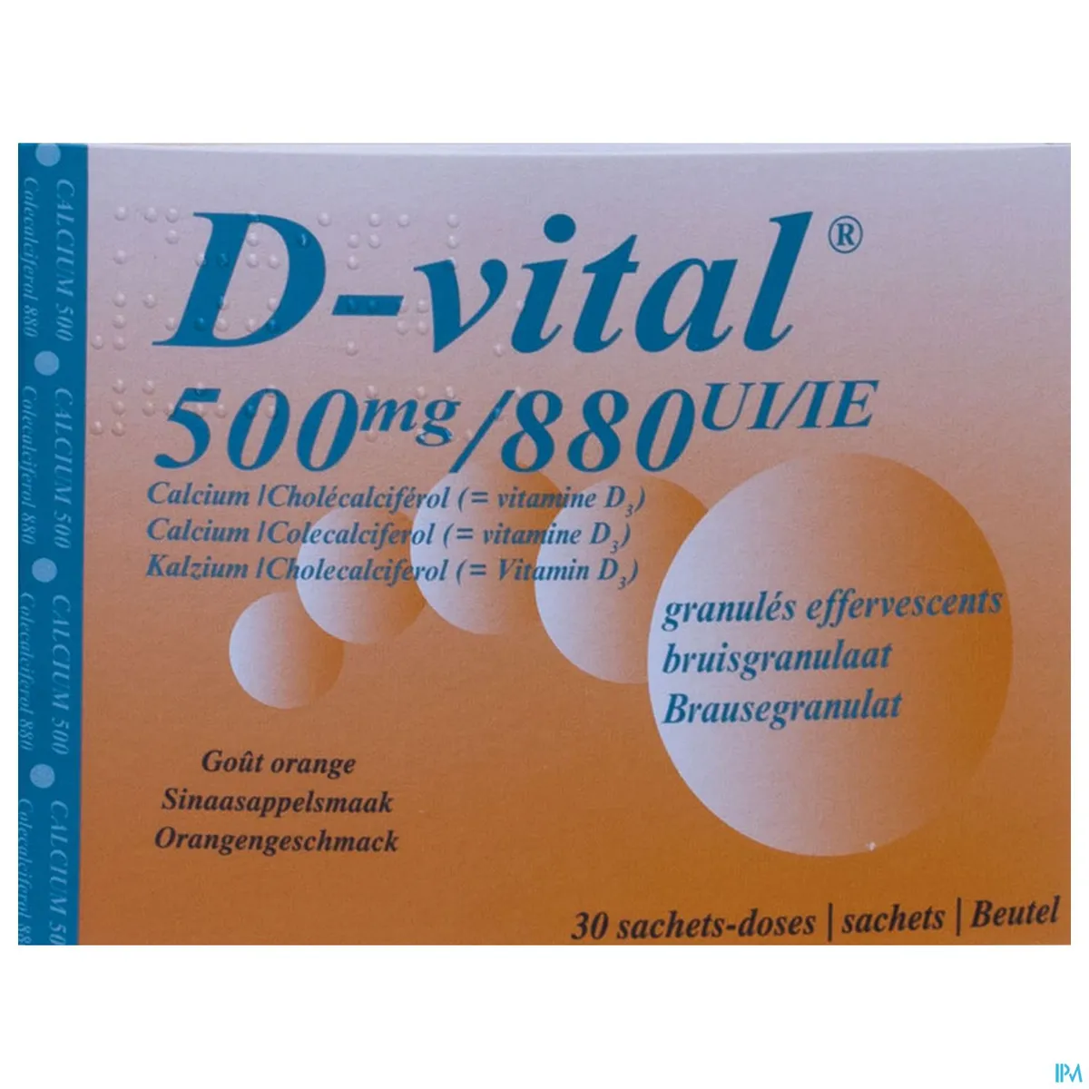 D-Vital 500/880 Sinaas 30 Zakjes