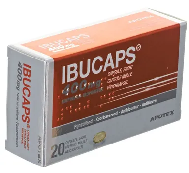 Ibucaps 400mg Apotex 20 Capsules Molles